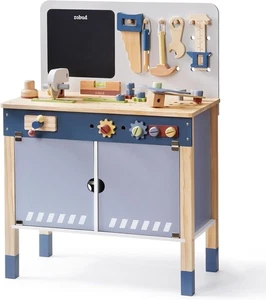 Robud Wooden Toy Workbench Kid's Wooden Play Tool Creative Building Set Kid Gift - Picture 1 of 9