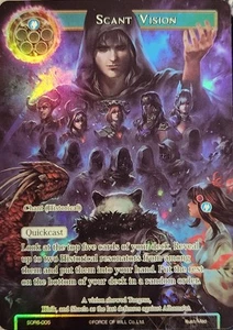 Force Of Will - Scant Vision - Lámina súper rara #SDR6-005 - Imagen 1 de 1