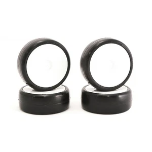 Sweep D-R3 24mm 32Degree Highend Compound Pre-Glued TC Rubber Tires 4 pcs w/ Whi - Picture 1 of 2