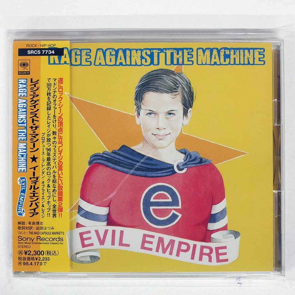 Rage Against The Machine Evil Empire Sony SRCS7734 JAPAN OBI 1CD - Bild 1 von 1