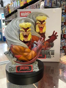 Sabertooth Statue (Marvel, Diamond Select, Art Asylum’s Rogue’s Gallery) OPEN BO - Picture 1 of 14