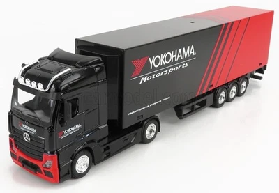 MODELLINO CAMION STATICO BURAGO MERCEDES  ACTROS 2 GIGASPACE 2016 YOKOHAMA 1/43 - Immagine 1 di 4