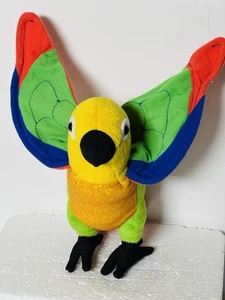 Dreamworks Equity Toys Paulie Lupe bewegliche Flügel Plüsch 8 Zoll Fehler 1998 ohne Etikett - Bild 1 von 9