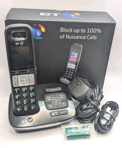 BT8500 ADVANCED CALL BLOCKER DIGITAL CORDLESS PHONE WITH ANSWER MACHINE BOXED BT - Photo 1/24