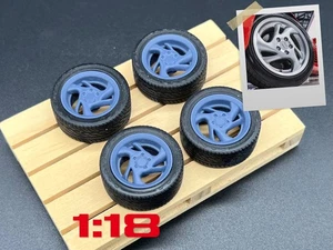 1:18 Corvette Callaway Supernatural 17" Wheels w/ Rubber GY Eagle Tires - Rare - Picture 1 of 6