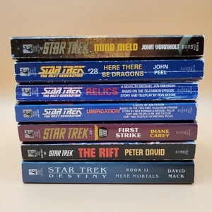 Konvolut 7 Star Trek Taschenbücher gemischt verschiedene Autoren - Bild 1 von 9