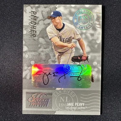 2005 LEAF CENTURY JAKE PEAVY AUTO /100 PADRES - Image 1 of 4