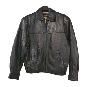 Chaqueta Bomber DOCKERS Cuero Cordero Talla M. - Imagen 1 de 13