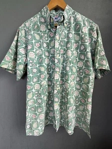 Reyn Spooner Hawaii Print Kurzarm Hemd Herren Large Made In Hawaii LESEN�� - Bild 1 von 18