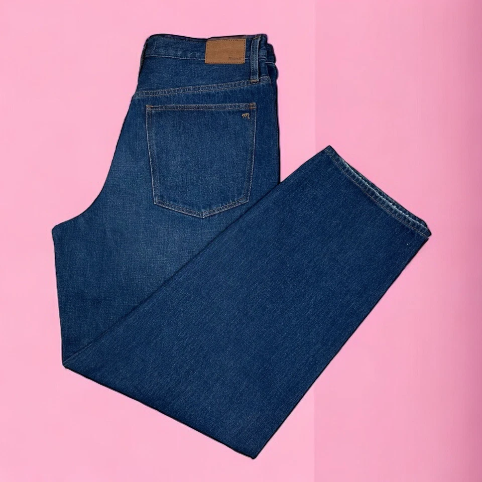 MADEWELL BAGGY STRAIGHT JEANS Style NH643 Cotton Hemp Size 27