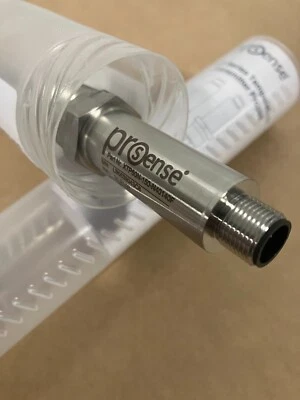 PROSENSE TEMP SENSOR TRANSMITTER -40 TO 140 DEG F 1/2MNPT 4-20mA OUTPUT - Image 1 of 2