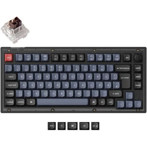 Keychron V1 Knob, Gaming-Tastatur, schwarz - Bild 1 von 12