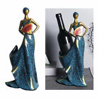 Modern Womens Statue Wine Bottle Rack Holder Table Decoration Resin Craft