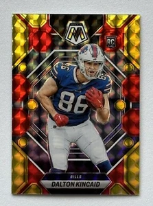 Dalton Kincaid 2023 Panini Mosaic Choice Fusion Red & Yellow #305 /80 - Picture 1 of 2