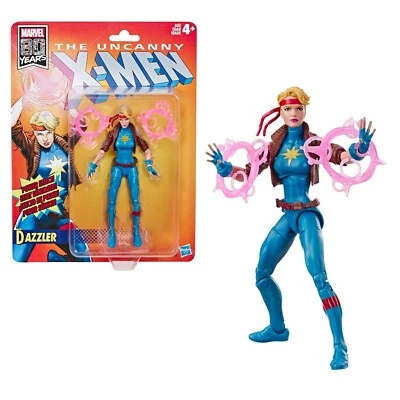 Hasbro Marvel 80 Years X-Men Action Figure Dazzler alto 15 cm con power effect - Immagine 1 di 4
