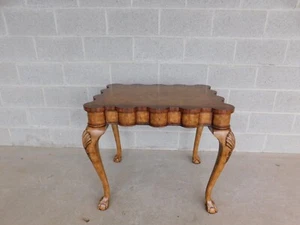 Maitland Smith Chippendale Style Accent Table 30"w - Picture 1 of 13