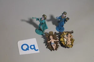 Vintage Nativity Scene Pieces 2x Jesus Piper - Picture 1 of 5