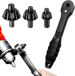 2-In-1 Ratchet Drill Chuck Key Wrench-2025 New Universal Chuck Key Replacement T - Picture 1 of 8