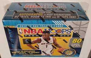 NBA Basketball Trading Cards 2019-20 Panini Hoops Premium Stock Mega Box 80cards - Bild 1 von 3