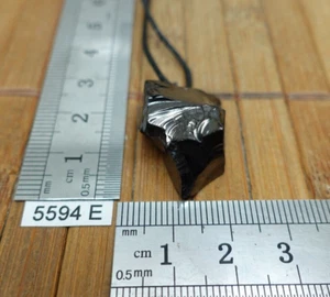 Collier pendentif SHUNGITE ELITE de Carélie brut 6g anti ondes nocives EMF - Picture 1 of 5
