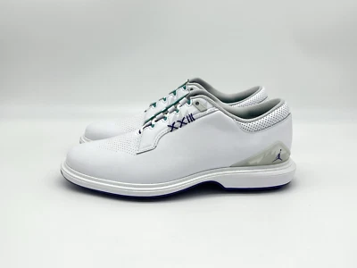 Air Jordan ADG 5 Men's Size 14 White Grape Ice Emerald Golf Shoes FQ6642-100 - Image 1 of 4