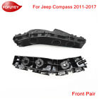 For Jeep Compass 2011-2017 Bumper Bracket Retainer Front 2PC Plastic Hold Mount Jeep Compass