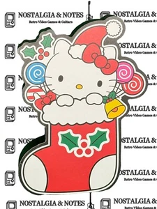 Hello Kitty Christmas Holiday Stocking Hanging Standing Wood Wall Plaque - Picture 1 of 1