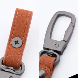 Handmade Leather Keyring DIY Car Keychain High Quality Charms Keychain Accessory - Picture 1 of 13