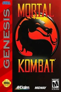 Mortal Kombat SEGA Genesis Retro Wall Poster Multiple Sizes 11x17-24x36 - Foto 1 di 1