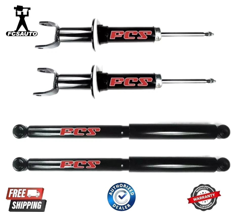 Juego completo PREMIUM puntales delanteros y amortiguadores traseros para Ram 1500 2009-2014 4x4 4x4 Foto 1 de 1