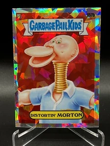 2021 Topps Chrome Series 4 Garbage Pail Kids Atomic #157b DISTORTIN' MORTON - Picture 1 of 2