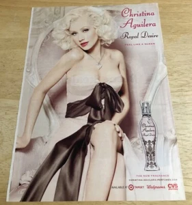 Christina Aguilera Royal Desire 2012 anuncio - revista fragancia anuncio impreso - Imagen 1 de 1