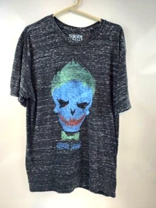Suicide Squad The Joker Skull Official Bioworld Graphic T Shirt Size XL - Picture 1 of 4