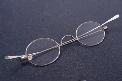 ✅ APLICACIÓN GAFAS LECTURA OVALADAS CRISTAL ANTIGUO +-1830. +1,5 DIOPTRÍAS Foto 1 de 4
