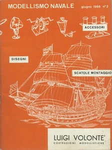 Volontè - Catalogo n° 2 Modellismo Navale -1966 Navi Motoscafi Accessori MAS - Imagen 1 de 4