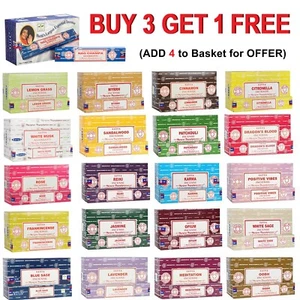 π₯ Incense Sticks Bulk Buy 3/12 Packs Box 15g Satya Nag Champa Joss Insence Mix - Picture 1 of 127