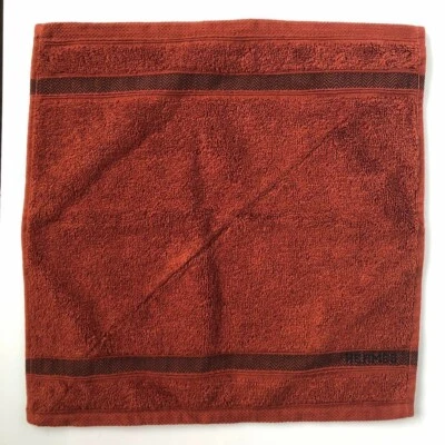 Auténtico pañuelo de mano vintage Hermes algodón nuevo sin usar Foto 1 de 4