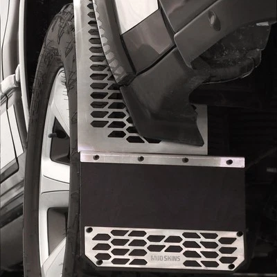 For Ram 1500 2011-2020 Putco 78100 Mud Skins Hex Shield Brushed Mud Flaps - Imagem 1 de 3