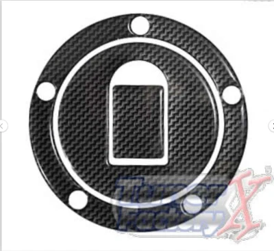 Almofada de tampa de combustível de carbono FIT KAWASAKI Ninja ZX6R ZX12R ZX636 2000 2001 2002 -05 2006 - Imagem 1 de 3