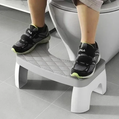 1PC Waterproof Toilet Stool Squatty Potty Foot Stool Bathroom Aid for Adults Kid - Image 1 of 4