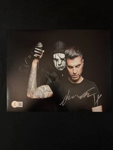 Spencer Charnas signiertes Ice Nine Kills 8 x 10 Foto mit Beckett Zeuge Echtheitszertifikat - Bild 1 von 2