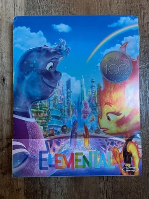 Elemental w. Steelbook (Blu-ray, 2023, EU Import, Region Free) *NEW/SEALED* - Image 1 of 4