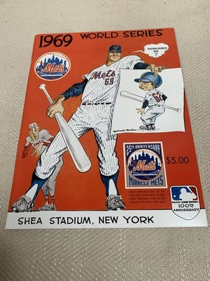 Vintage 1969 World Series Program New York Mets vs. Baltimore Orioles - Image 1 of 4