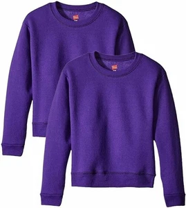 Hanes Girls' Fleece Sweatshirt (2-Pack) - Picture 1 of 3