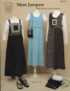 More Jumpers With Purse Pattern By Cindy Taylor Oates Sizes 6-22 Uncut - Picture 1 of 2
