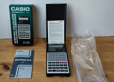 Vintage Casio fx-85V Scientific Calculator Super-FX Series Boxed with Manuals - Image 1 of 4