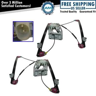 Power Window Regulator Front Driver & Passenger Pair for BMW 5 Series E39 New - Image 1 of 4