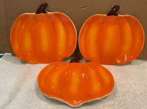 PLATO DE CALABAZA / PLATO DE CARAMELO COLECCIÓN MARTHA STEWART - JUEGO DE 3 - RARO - Imagen 1 de 7