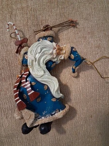 Olde World Santa Ornament resin 6" whimsical Folk Art. - Picture 1 of 10