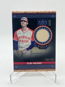 2024 TOPPS UPDATE CLAY HOLMES ALL-STAR JERSEY RELIC BLACK #D 118/199 SP YANKEES - Picture 1 of 1